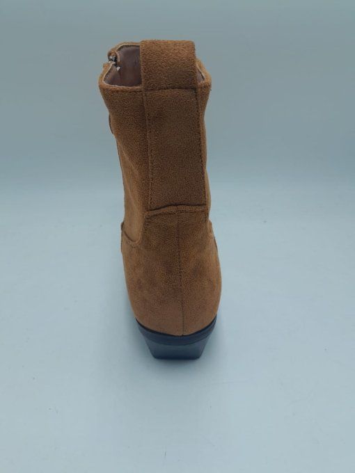 Bottines basse marron simple