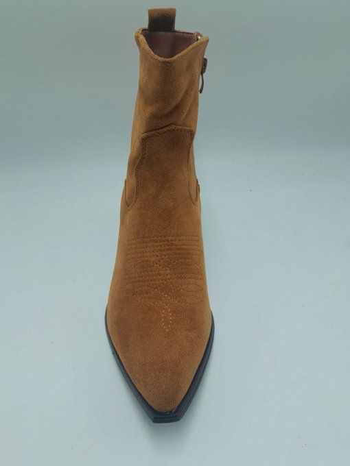 Bottines basse marron simple