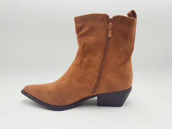 Bottines basse marron simple